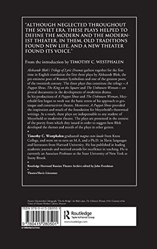 Aleksandr Blok's Trilogy of Lyric Dramas (Routledge Harwood Russian Theatre Archive)