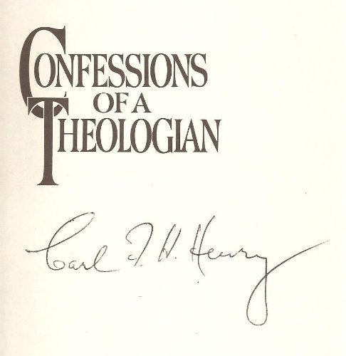 Confessions of a Theologian