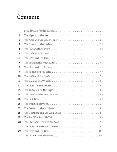 Aesops Fables (Imitation In Writing)