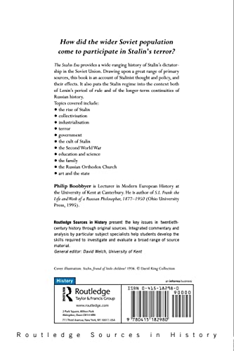 The Stalin Era (Routledge Sources in History)