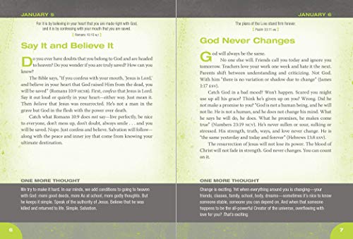One God, One Plan, One Life: A 365 Devotional (A Teen Devotional to Inspire Faith, Confront Social Issues, and Grow Closer to God) — back cover
