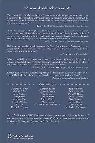 The State of New Testament Studies: A Survey of Recent Research