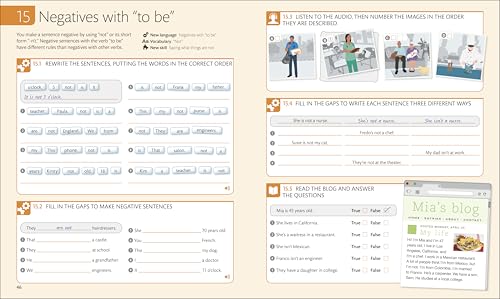English for Everyone: Level 1 Practice Book - Beginner English: ESL Workbook, Interactive English Learning for Adults