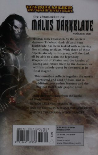 The Chronicles of Malus Darkblade: Volume Two by Abnett, Dan