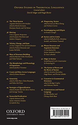 Continuations and Natural Language (Oxford Studies in Theoretical Linguistics)
