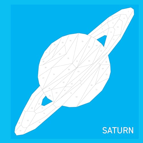 My Sticker Paintings: Planets: 10 Magnificent Paintings (Happy Fox Books) For Kids 6-10 - The Solar System from the Sun to Neptune, with Up to 90 Removable, Reusable Stickers per Design