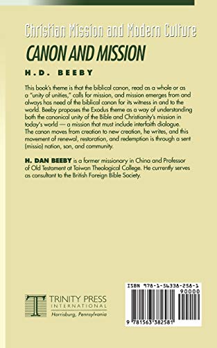 Canon and Mission (Christian Mission & Modern Culture)