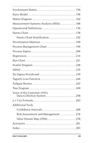 Six Sigma Memory Jogger II: A Pocket Guide