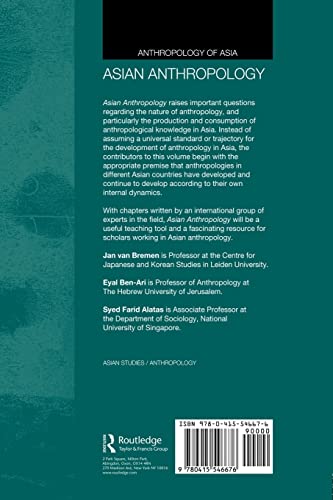 Asian Anthropology (Anthropology of Asia)