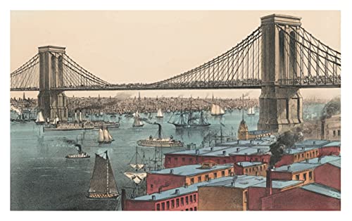 Building the Brooklyn Bridge, 1869-1883: An Illustrated History, with Images in 3D