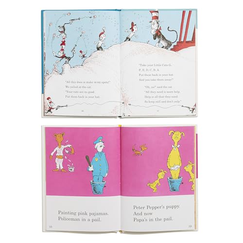 Dr. Seuss's Second Beginner Book Boxed Set Collection: The Cat in the Hat Comes Back; Dr. Seuss's ABC; I Can Read with My Eyes Shut!; Oh, the Thinks You Can Think!; Oh Say Can You Say?