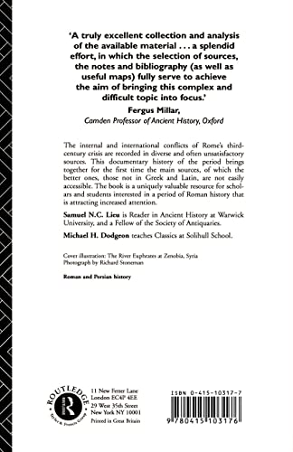 The Roman Eastern Frontier and the Persian Wars AD 226-363: A Documentary History
