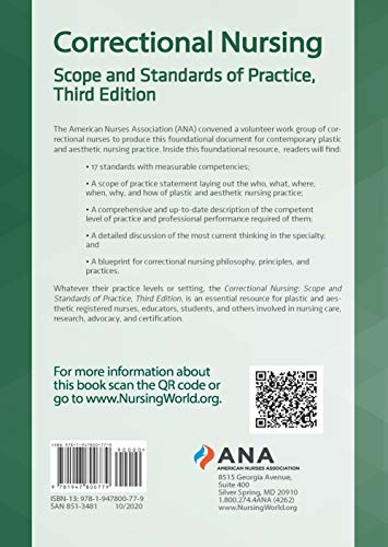 Correctional Nursing: Scope and Standards of Practice, Third Edition