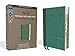NIV, Personal Size Reference Bible, Large Print, Leathersoft, Teal, Red Letter, Thumb Indexed, Comfort Print