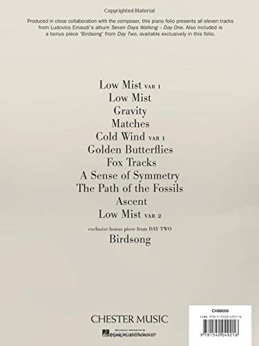 Ludovico Einaudi - Seven Days Walking: Day One: for Piano