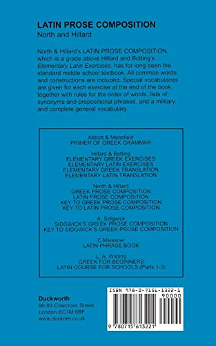 Latin Prose Composition (Latin Language)