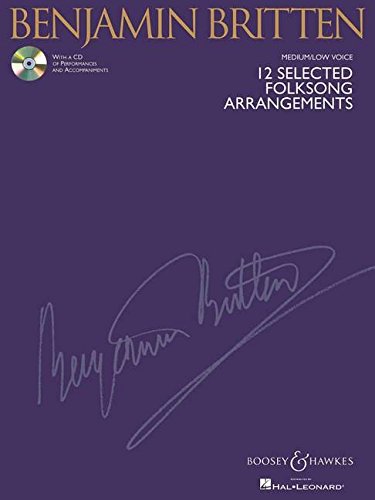12 Selected Folksong Arrangements Book/Online Audio