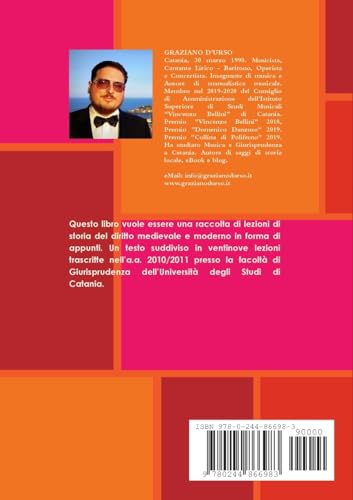 Appunti di Storia del Diritto Medievale e Moderno (Italian Edition)