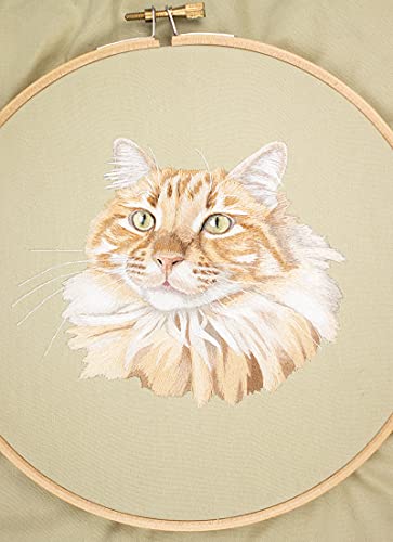 Pet Portrait Embroidery: Lovingly Stitch Your Dog or Cat; A Modern Guide to Thread Painting
