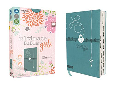 NIV, Ultimate Bible for Girls, Faithgirlz Edition, Leathersoft, Teal, Thumb Indexed Tabs: The Perfect Christian Faith Gift for Your Tween Girl, Age 8-12