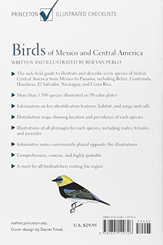 Birds of Mexico and Central America (Princeton Illustrated Checklist)