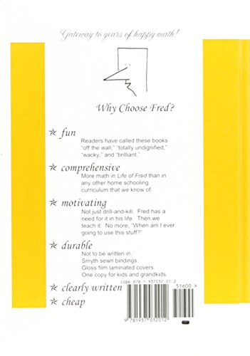 Life of Fred--Honey — back cover