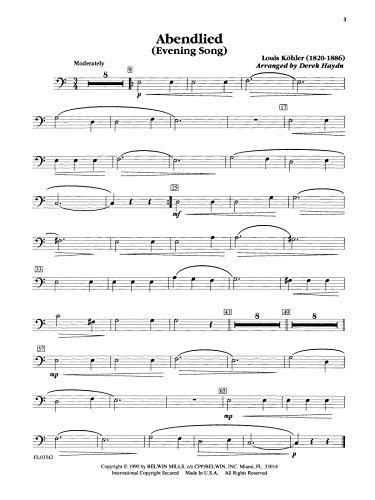 Belwin Master Solos (Trombone), Vol 1: Easy (Belwin Master Solos, Vol 1)