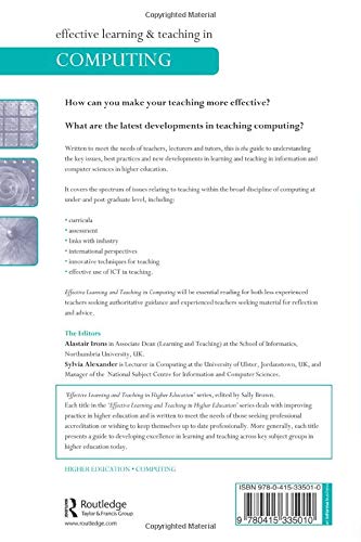 Effective Learning and Teaching in Computing (Effective Learning and Teaching in Higher Education)