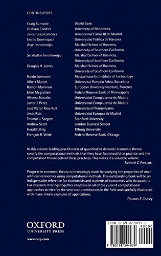 Computational Methods for the Study of Dynamic Economies