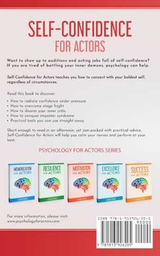 Self-Confidence for Actors (Psychology for Actors Series)