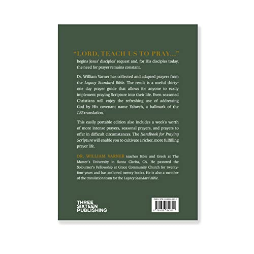 Handbook for Praying Scripture: Featuring the Legacy Standard Bible