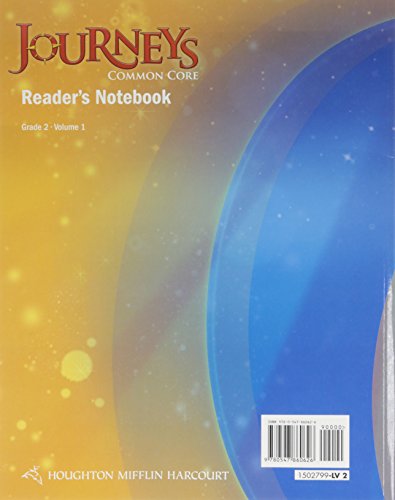 Common Core Reader's Notebook Consumable Volume 1 Grade 2 (Journeys)