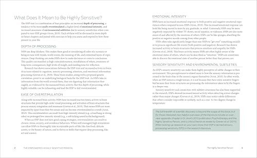 The Empowered Highly Sensitive Person: A Workbook to Harness Your Strengths in Every Part of Life
