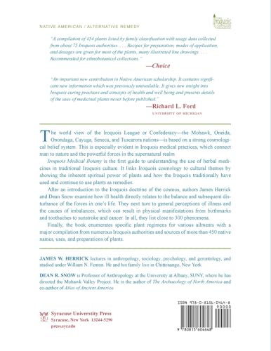 Iroquois Medical Botany (The Iroquois and Their Neighbors) b