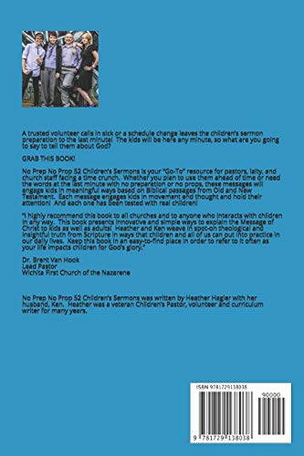 No Prep No Prop Children's Sermons: 52 Childrens Sermons for Telling Children About Jesus in a Hurried World.
