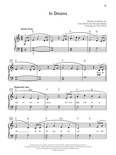 The Lord of the Rings Trilogy: Music from the Motion Pictures Arranged for Big Note Piano