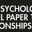 AQA Psychology A Level Paper Three: Relationships: Relationships (Extending Knowledge and Skills)