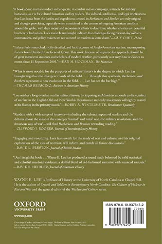 Barbarians and Brothers: Anglo-American Warfare, 1500-1865