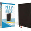 NIV, Thinline Bible, Giant Print, Bonded Leather, Black, Red Letter, Thumb Indexed, Comfort Print
