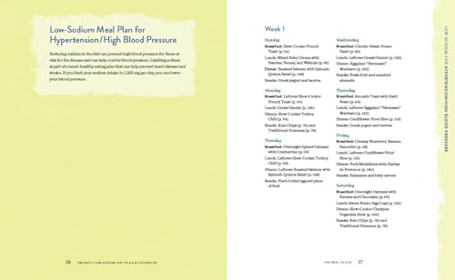 The Easy Low Sodium Diet Plan and Cookbook: Quick-Fix and Slow Cooker Meals to Start (and Stick to) a Low Salt Diet
