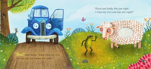 Little Blue Truck Feeling Happy: A Touch-and-Feel Book
