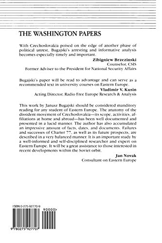 Czechoslovakia: Charter 77's Decade of Dissent (The Washington Papers)