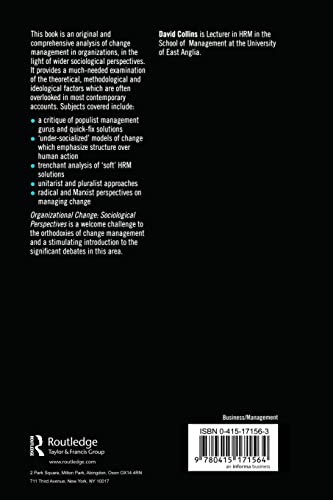 Organizational Change: Sociological Perspectives