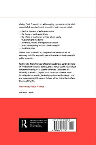 Modern Public Economics (Engineering)
