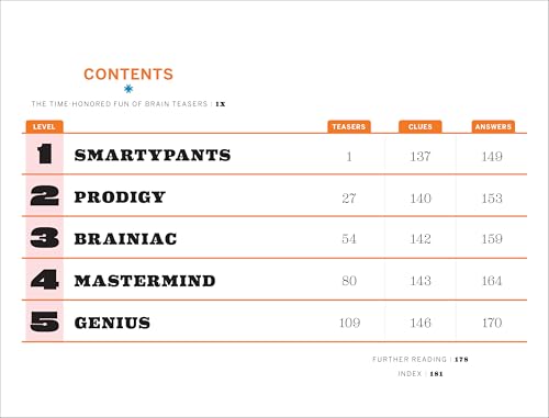 The 125 Best Brain Teasers of All Time: A Mind-Blowing Challenge of Math, Logic, and Wordplay