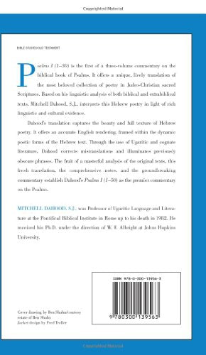 Psalms I 1-50 (The Anchor Yale Bible Commentaries)