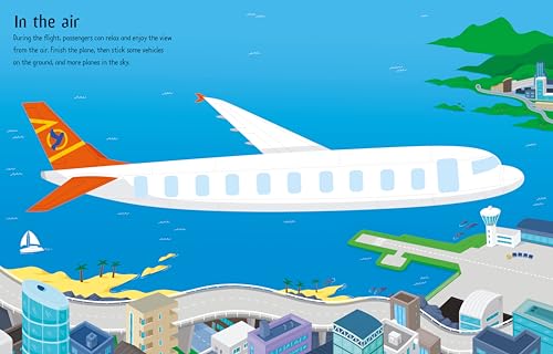 First Sticker Book Airport: Screen-Free Fun with Busy Scenes of Planes and Pilots for Kids (Ages 3-5)