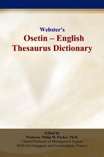 Websters Osetin - English Thesaurus Dictionary