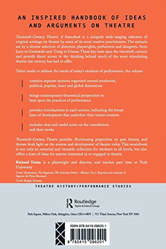 Twentieth Century Theatre: A Sourcebook