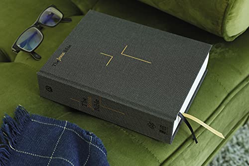 The Jesus Bible, ESV Edition, Cloth over Board, Gray